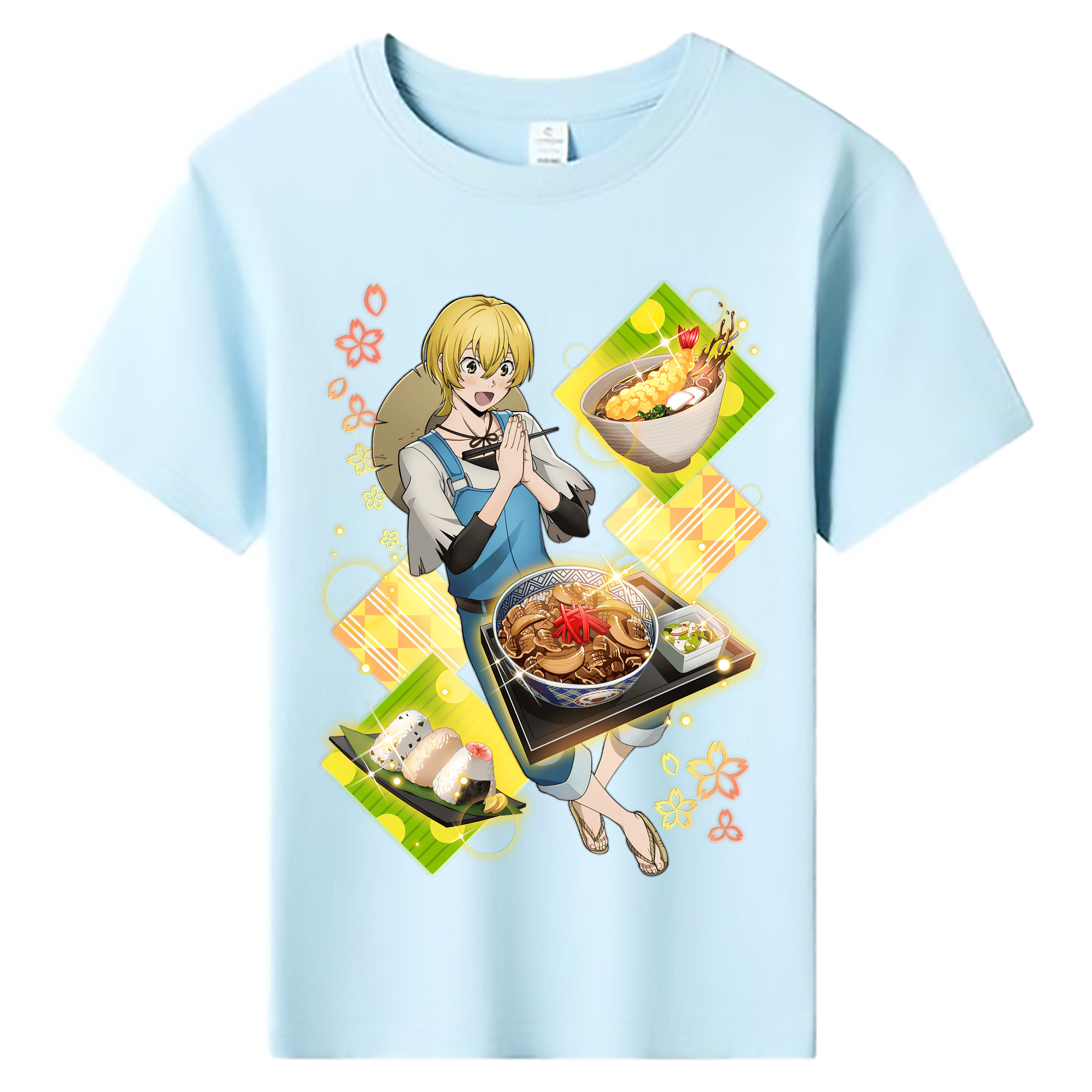 （画像用） 文豪ストレイドッグス Bungo Stray Dogs 綿100％キッズTシャツ（フロントプリント）